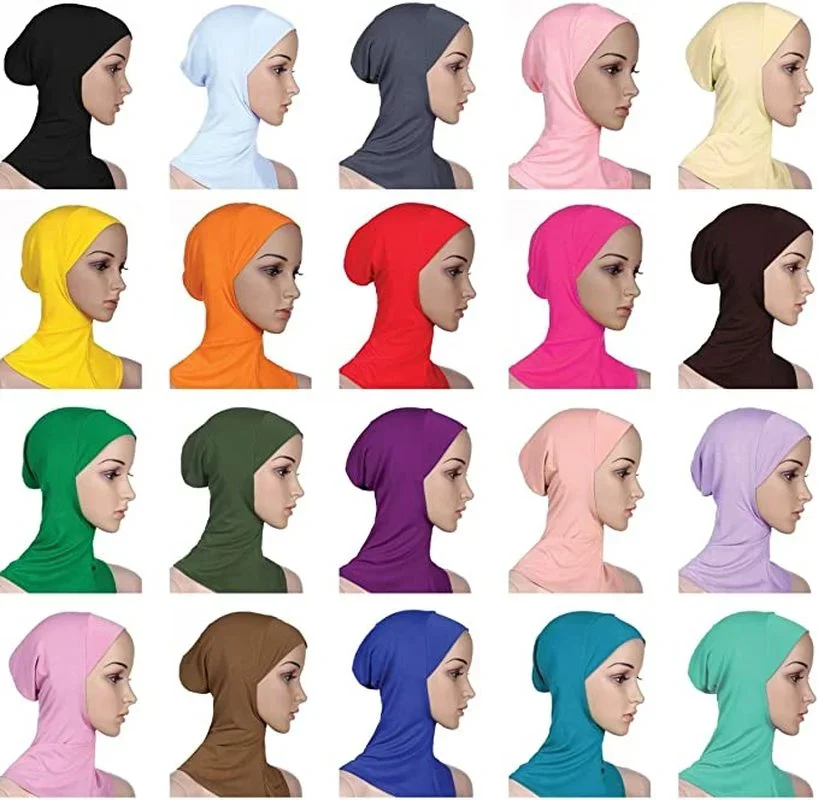 Sous-Foulard Musulman pour Femme, Couvre-Chef, Intérieur, Hijab, Islamique, Ninja, Bonnet