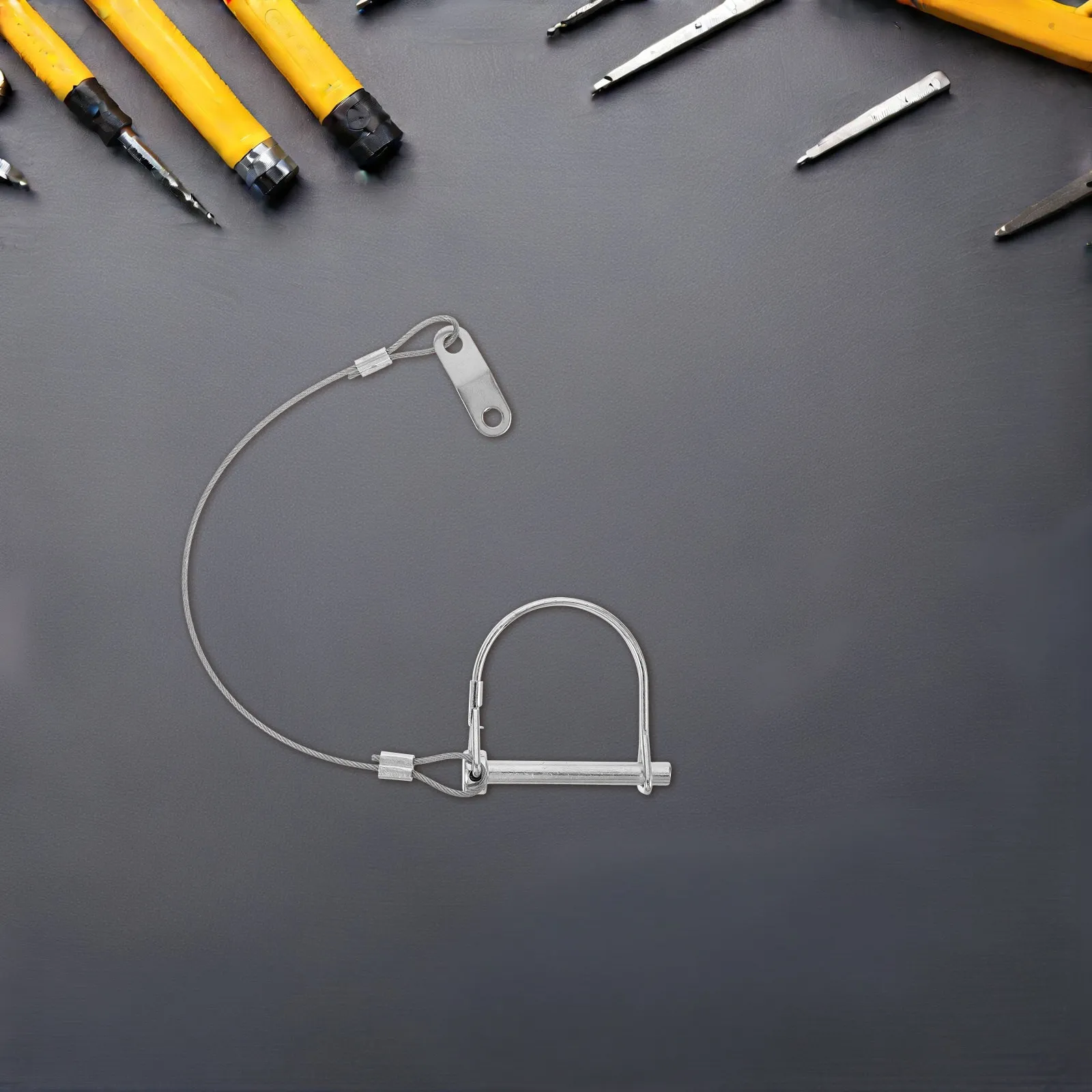 

4Pcs Heavy Duty Trailer Safety Pin Galvanized Locking Hitch Pin for Boat Rv Farm Trailer Coupler Shaft Lock Towing Accessories