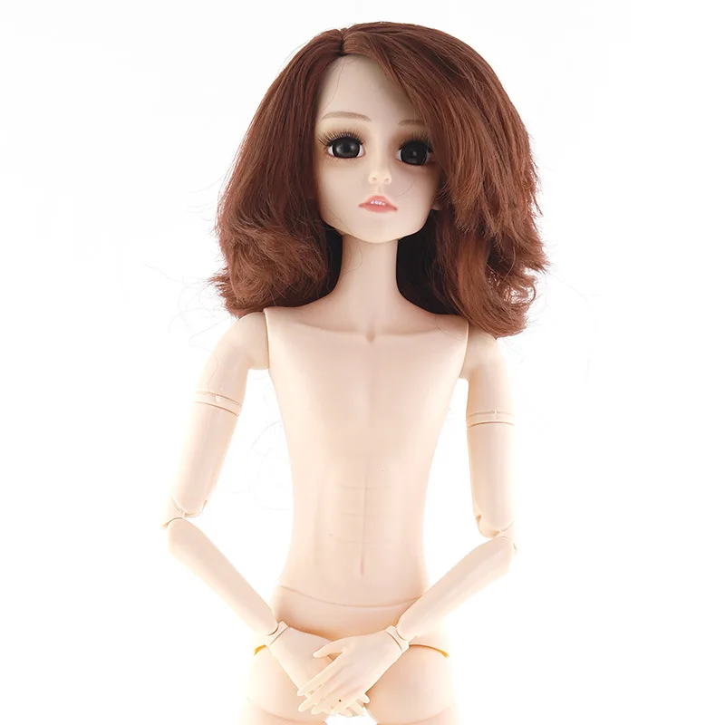 

1/3 Boy BJD Doll or Doll Head 22 Joints Movable Normal Skin 60cm Man Doll Boy Doll White Hair DIY Toys for Children