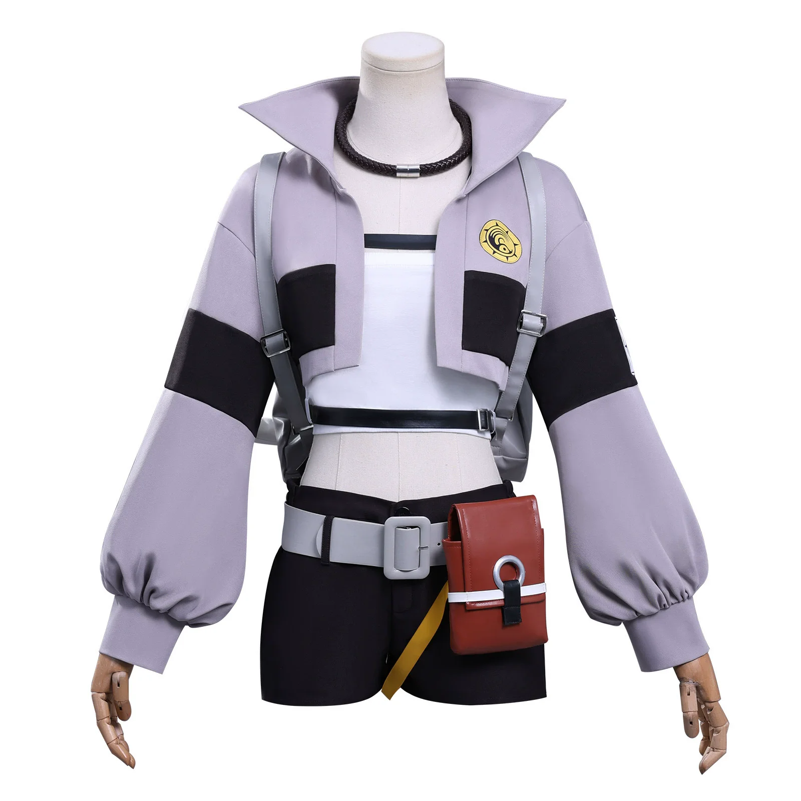 Disfraz de Anime Gachiakuta Riyo Reaper, uniforme, gargantilla, limpiadores Akuta, fiesta de Halloween para mujeres y niñas, accesorios de Carnaval