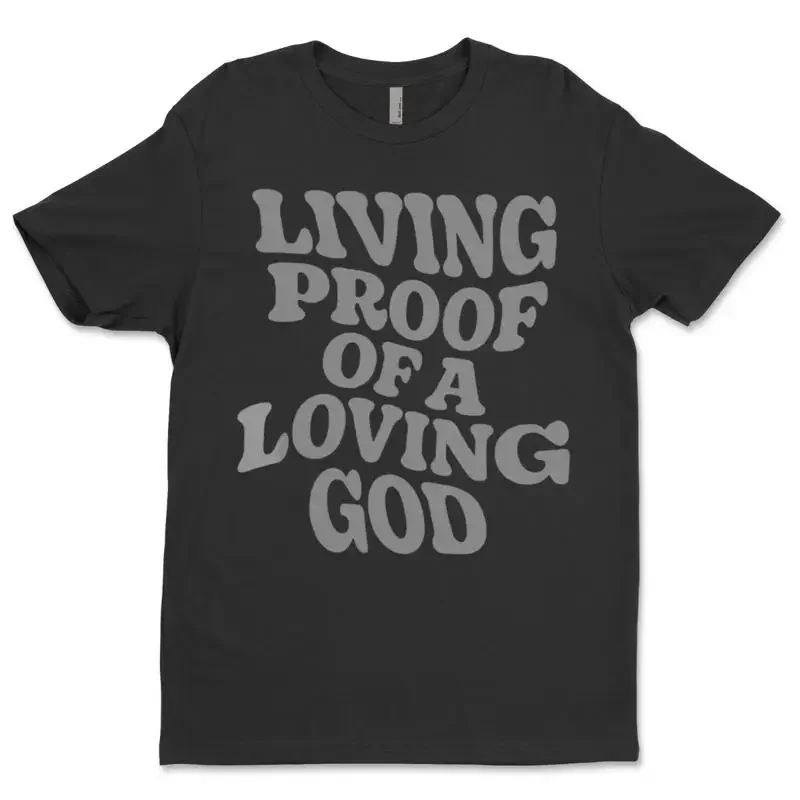 DTF Living Proof/ Custom Unisex Soft Style T-Shirts, Next Level- Cotton