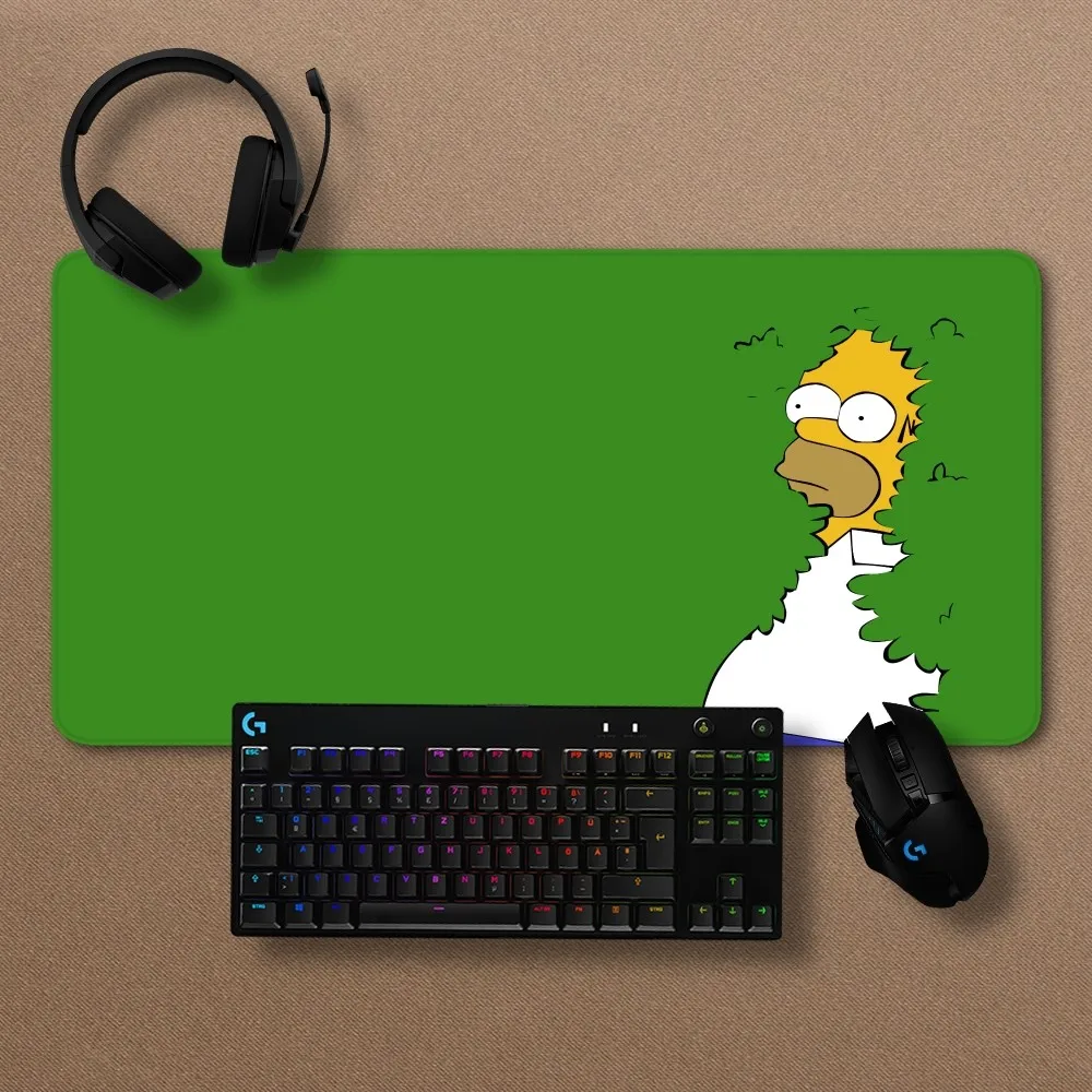 MINISO The Simpsons Mousepad Non-slip Lockedge Office Student Gaming Thickened Large Writing Pad Cushion