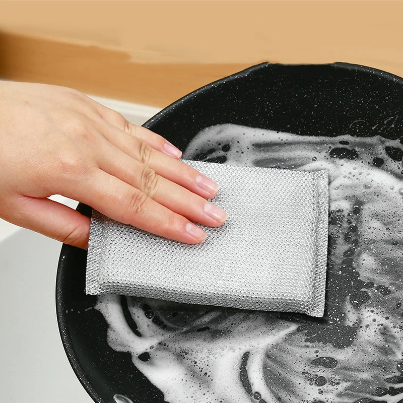 10-Pack Kitchen Dishwashing Sponges And Cloths Non-Scratch Cleaning Pads for Cookware And Kitchen Surfaces