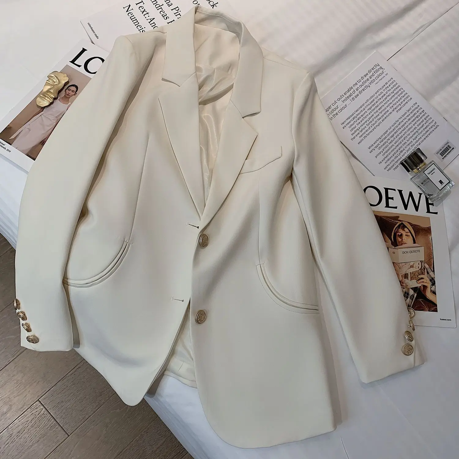 

Suit jacket women's new senior sense of the spring and autumn Korean version of the temperament casual office small suit jacket
