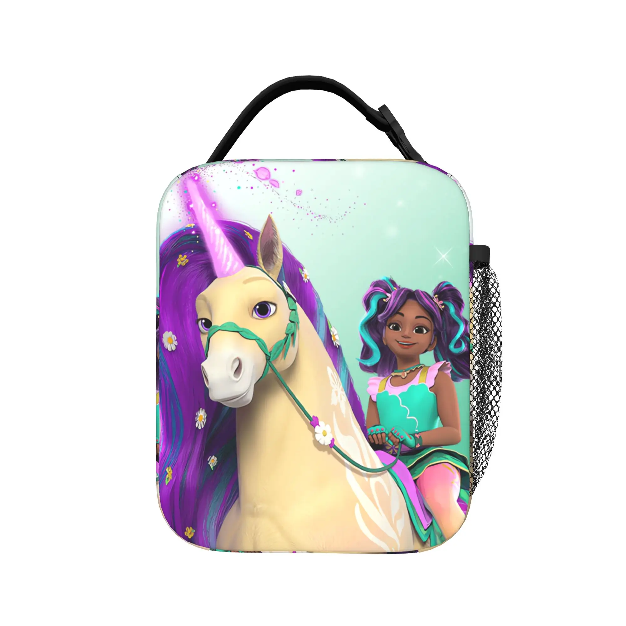 Unicorn Academy Lunch Bag  Casual Lunch Box For Child Travel Portable Zipper Cooler Bag Oxford Designer Thermal Lunch Bags