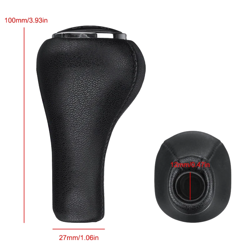 5-Speed Manual Leather Gear Shift Knob Shifter Lever for Ford Focus MK1 1998-2005