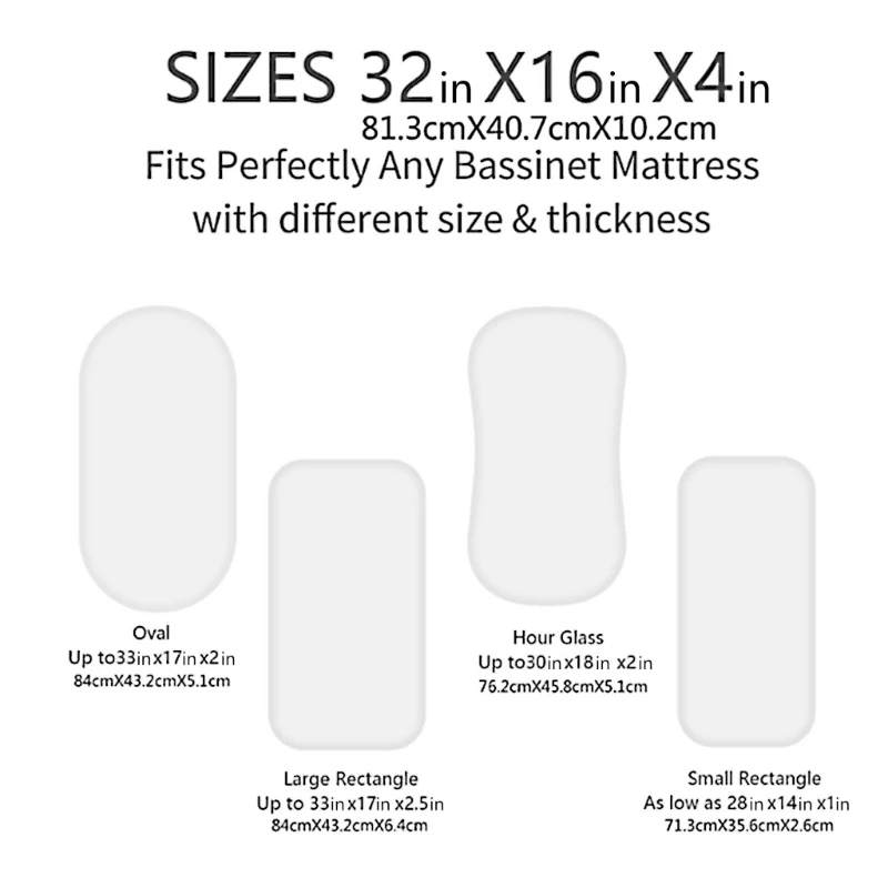 Baby Bed Fitted Sheet Mattress Protectors Cover Plain Color Protective Sleeve for Boy Girls Toddlers Essential Stuff