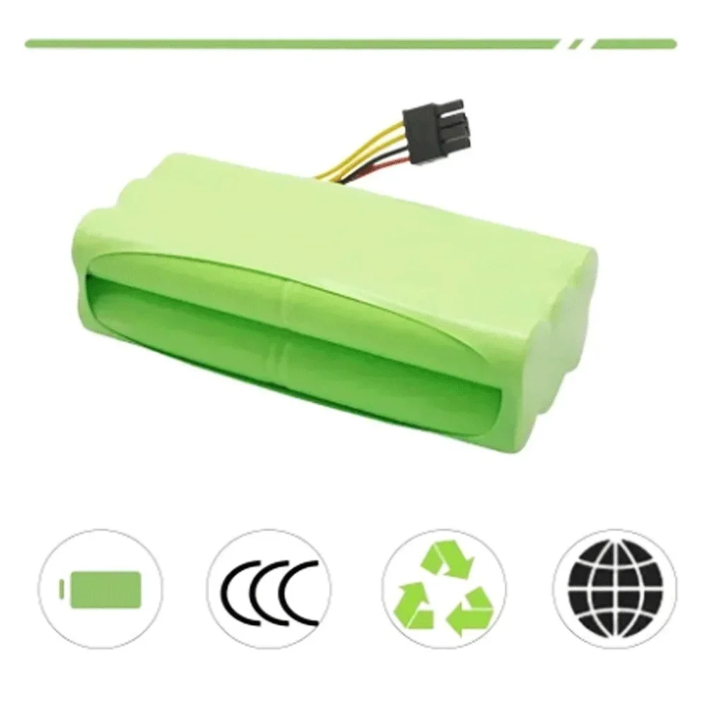 2024 Nowy akumulator 14,4 V 4800 mAh do odkurzacza Redmond RV-R300, RV-R310, Midea VCR03, VCR01, BBK BV3521