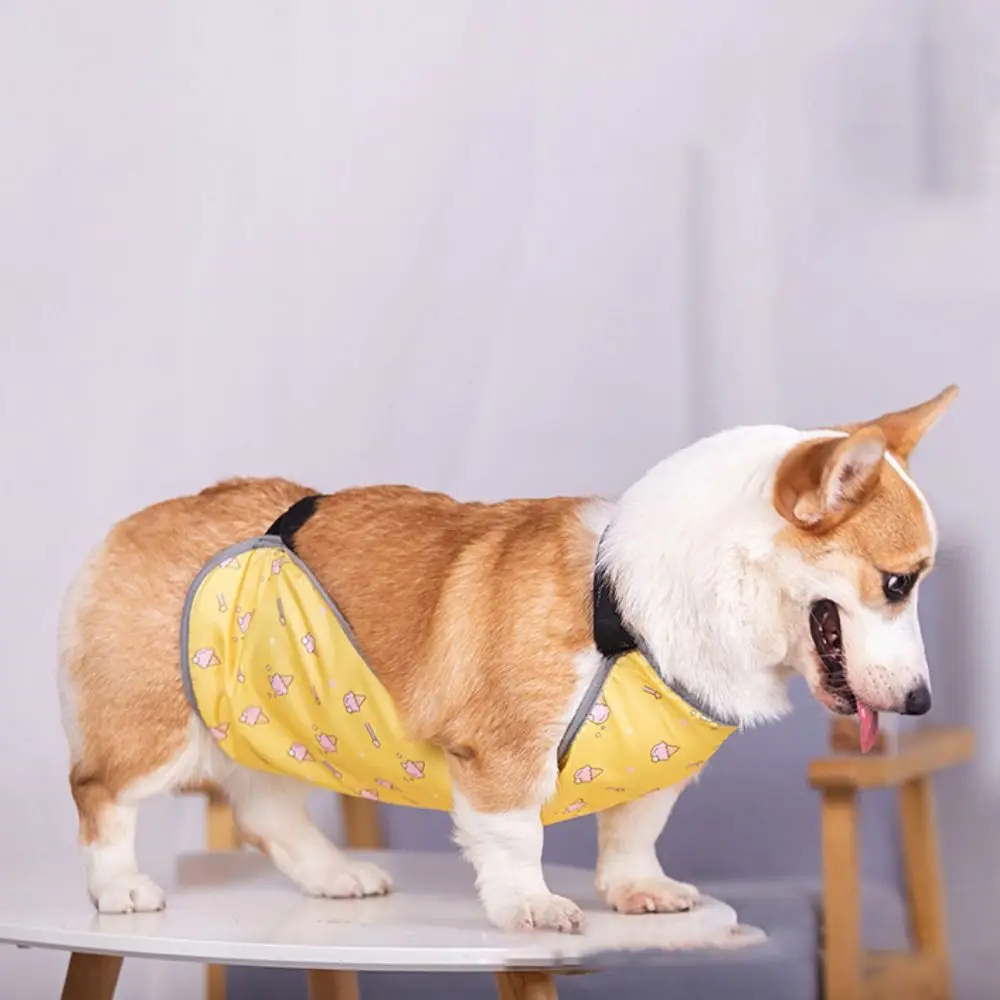 Waterproof Dog Belly Protection Clothing Anti-dirty Dog Bib Cat Sterilization Suit Breathable Dog Belly Cover After Surgery