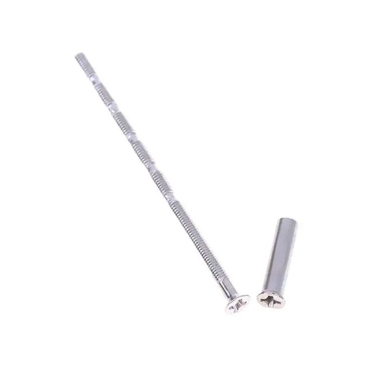 10/20/30 Pz Argento Maniglia Della Porta Viti Set Maniglia Della Porta Bullone Attraverso Fissaggi Per Maniglia Della Porta Manopole serratura della porta viti metalliche Hardware