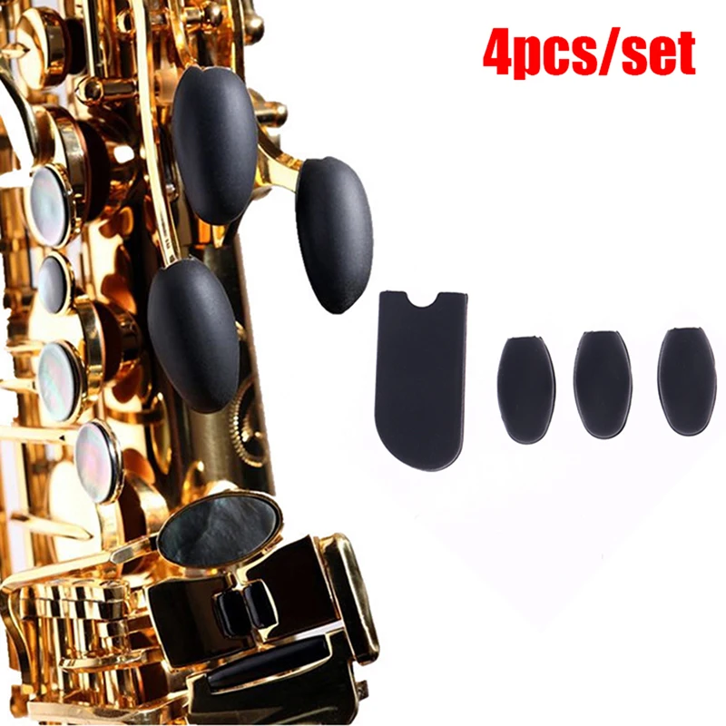 【1Set Silicone Finger Protector Saxophone Finger Rest Saxophone Thumb Rest Cushion Palm Key Protector For Alto Tenor Soprano】