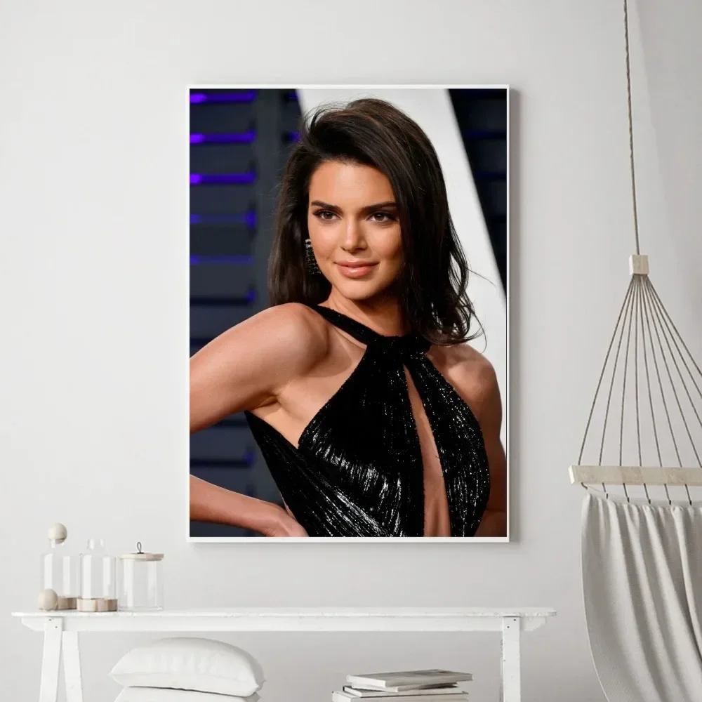 K-Kendall Jenner Beautiful Poster Vintage Prints Art Home Painting Bathroom Kitchen Bar Accessories Wall Sticker Small Size