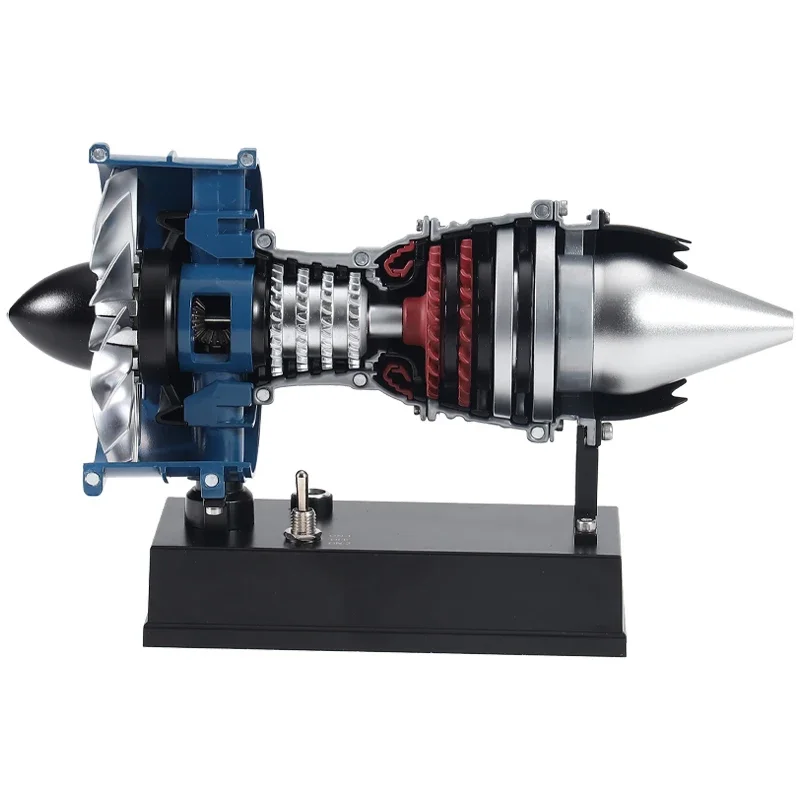 C919 TECHING Flugzeug Turbofan Motor Modell Kit DIY Metall Montage Kit Spielzeug Bausteine 170 stücke +