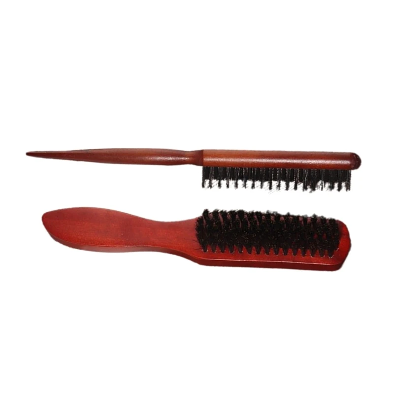 فرشاة اللحية بشعيرات الخنزير، فرشاة الشعر، مشط Slimline، تصفيف الشعر، StyleTool 918D