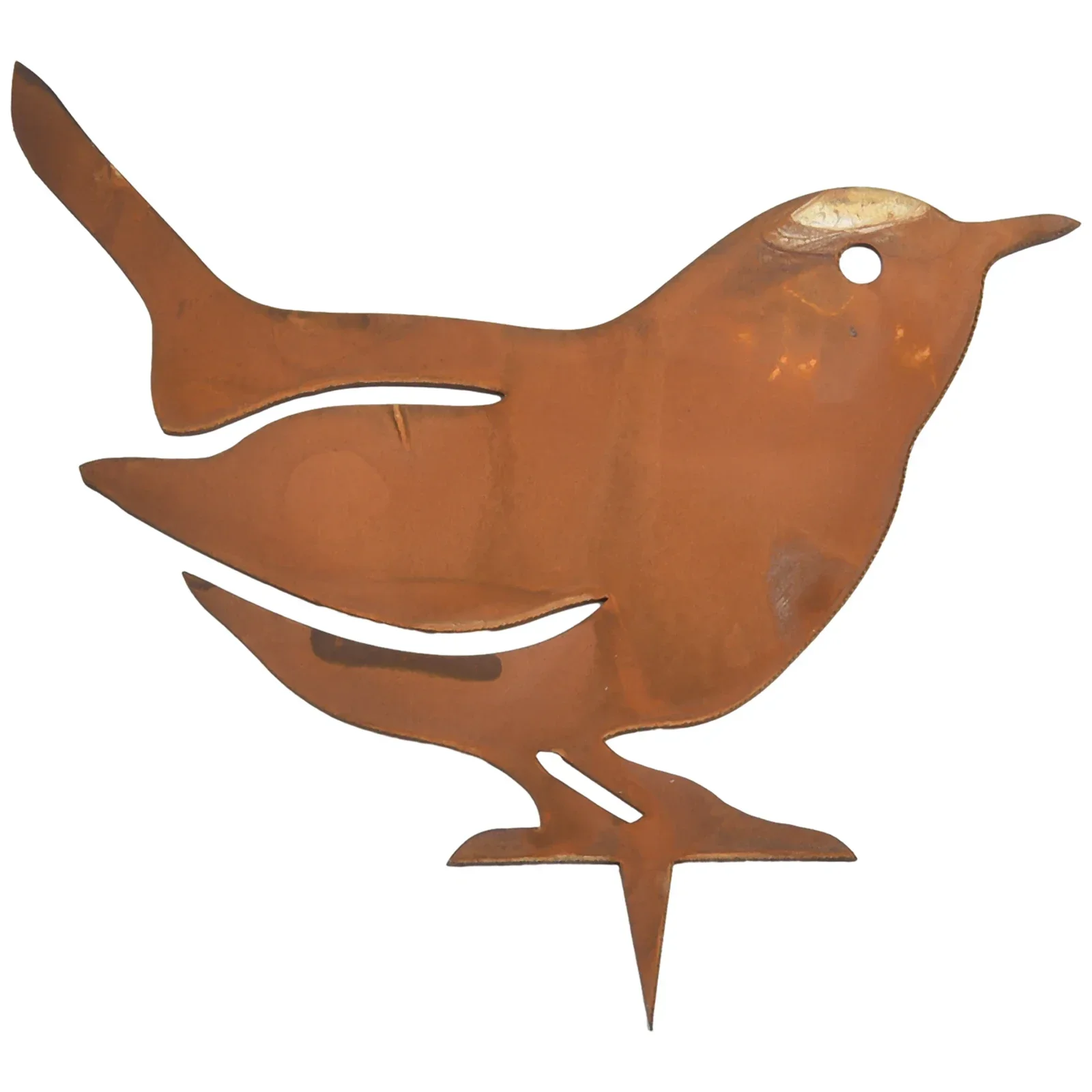 4Pcs Rusty Metal Birds Outdoor Garden Decor Home Yard Lawn Fish Pond Swimming Pool Stake Silhouettes Decorative Ornament