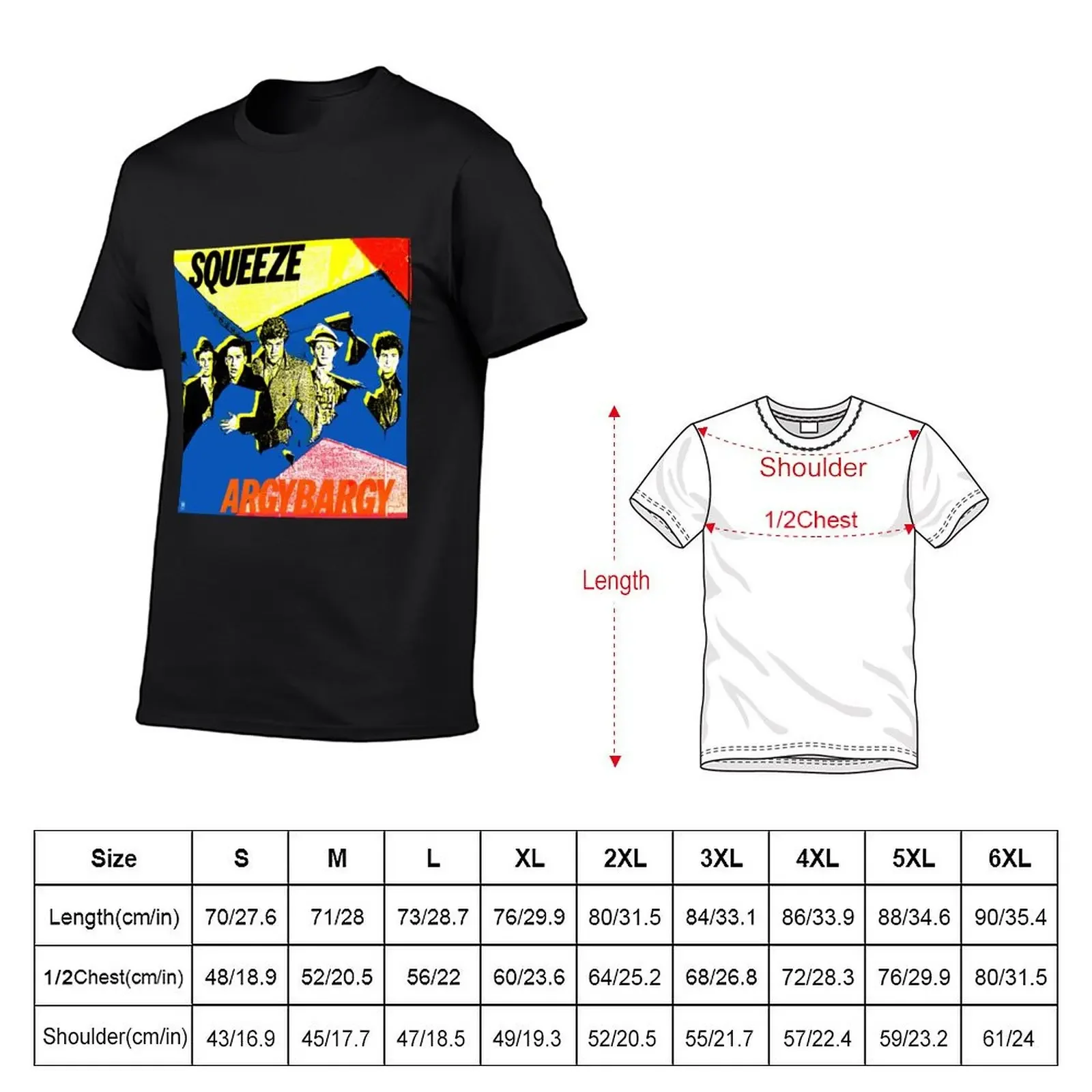 Squeeze argybargy T-Shirt customs plus size clothes vintage summer tops mens designer clothes