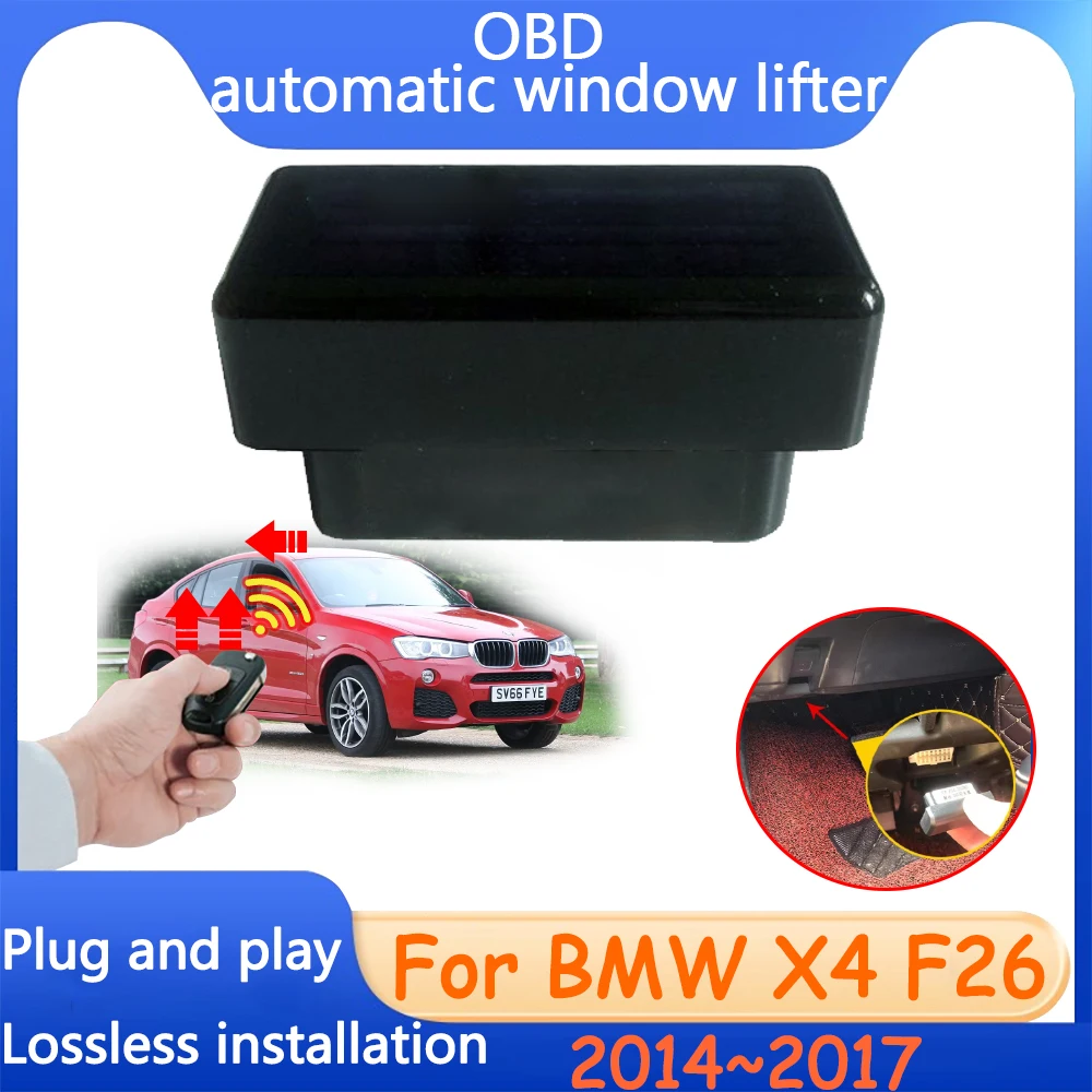 

Car OBD Window Lifter For BMW X4 F26 2014 2015 2016 2017 Accessories Automatic Close Sunroof Anti-pinch Modification Auto Tuning