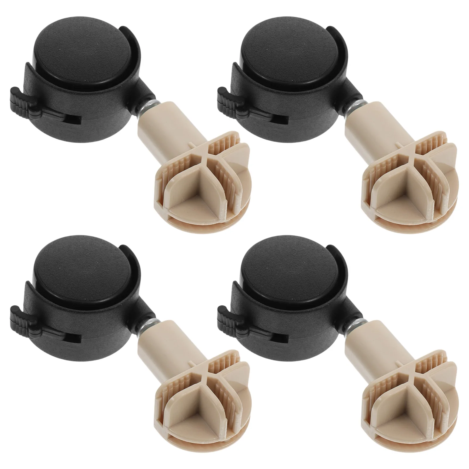 4 قطعة ملحقات عجلة قفص القط عجلات عربة دوارة للكلاب عجلات استبدال الحديد #3