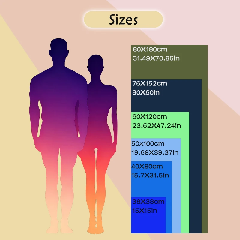 منشفة سفر من الألياف الدقيقة الفاخرة - تصميم خفيف الوزن للغاية ماص للغاية، جلسات اليوغا في صالة الألعاب الرياضية والسباحة على الشاطئ والتخييم والمشي لمسافات طويلة #6
