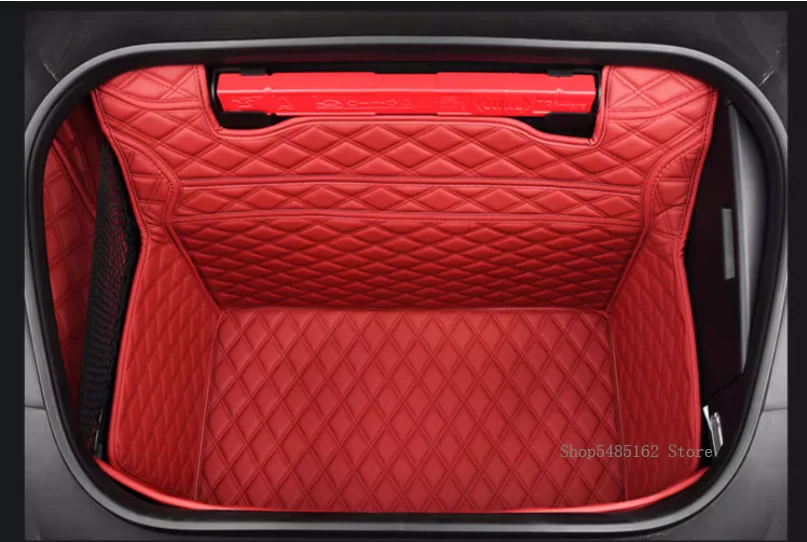 Car Trunk Mat For Porsche 911 922 Carrera 2013-2024 Accessories Leather Mats Waterproof Wearable Cargo Tray Storage Pads