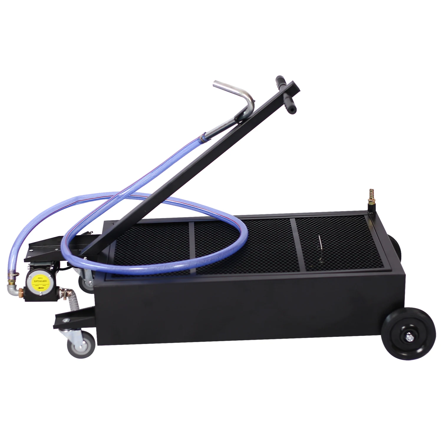 20 Gallon Low Profile Oil Drainer with Electric Pump