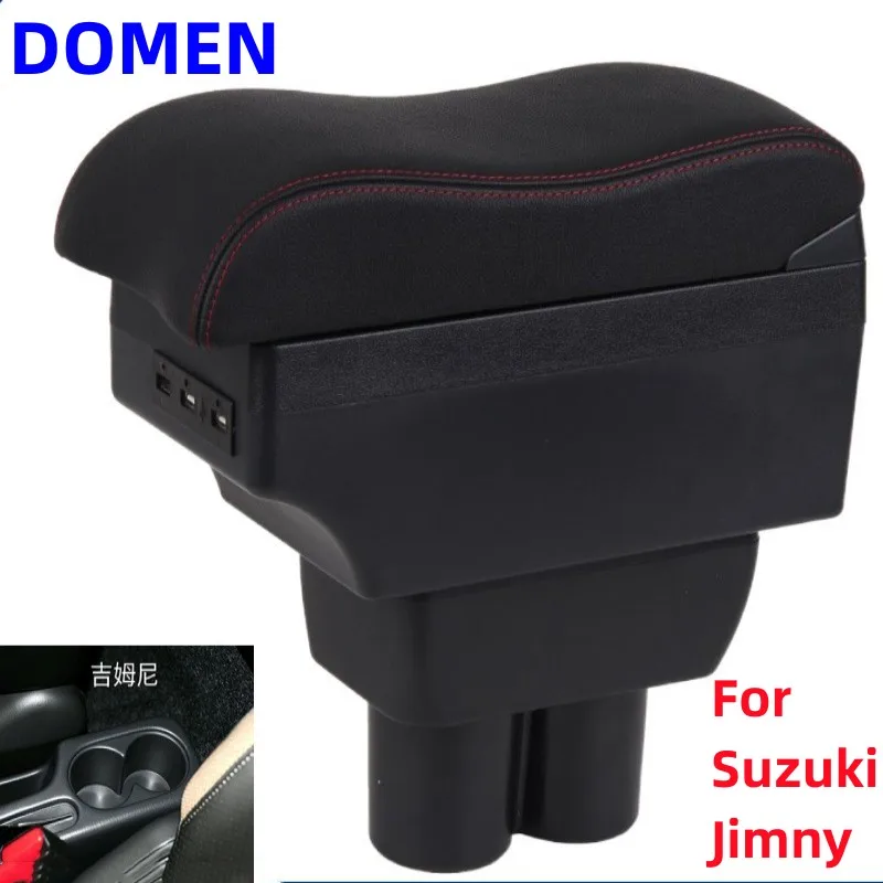 For Suzuki Jimny Car Armrest Box Suitable for SUZUKI Jimny Car Armrest Box Retrofit Accessories USB Ashtray Auto Parts 2007-2015