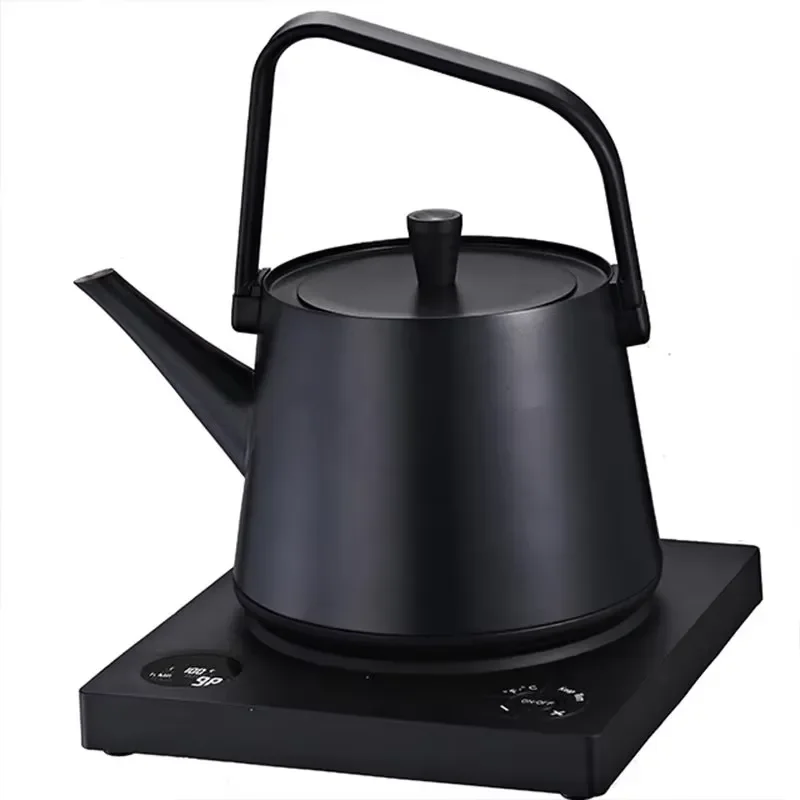 New design 360 rotating square base 304 food grade stainless steel fast heating mini dry fire cordless electric kettle