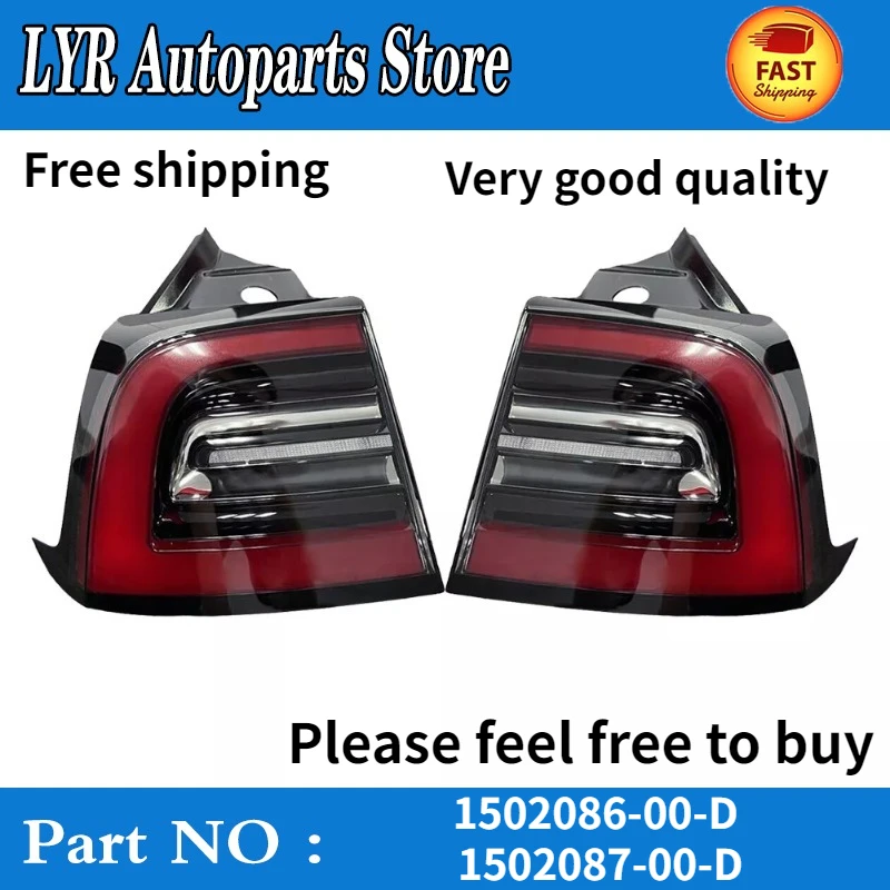 

Suitable For Tesla Accessories 21-23 Model 3/Y Exterior Taillights 1502086-00-D 1502087-00-D