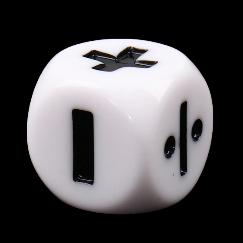 6 Stück Addition Subtraktion Multiplikation Division Symbol Würfel Betrieb Requisiten