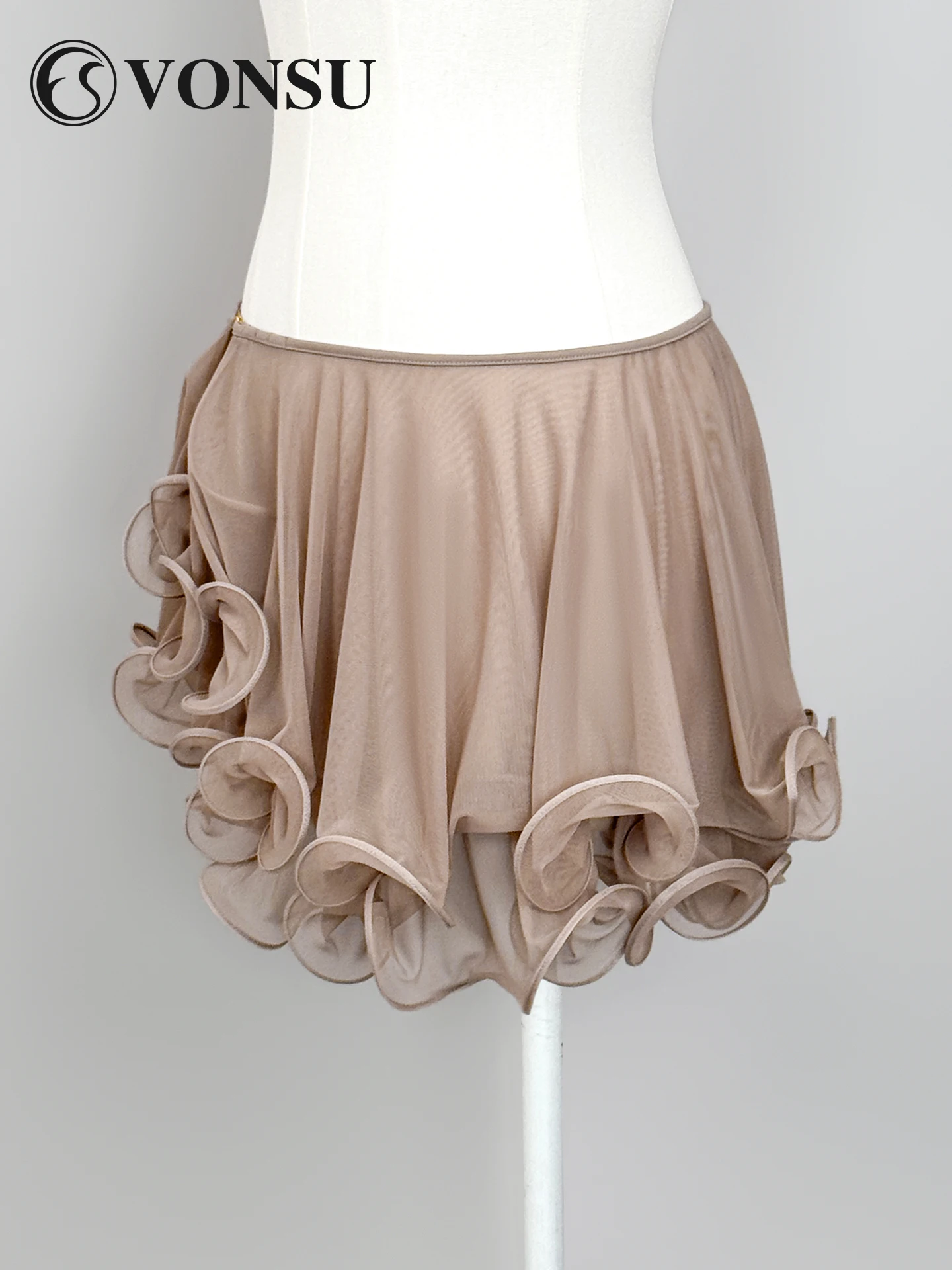 jupe-de-ballet-vonsu-jupe-plissee-double-couche-motif-fleur-jupe-mi-longue-pour-performance-entrainement-ambiance-jupe-de-danse-jupe-mi-longue