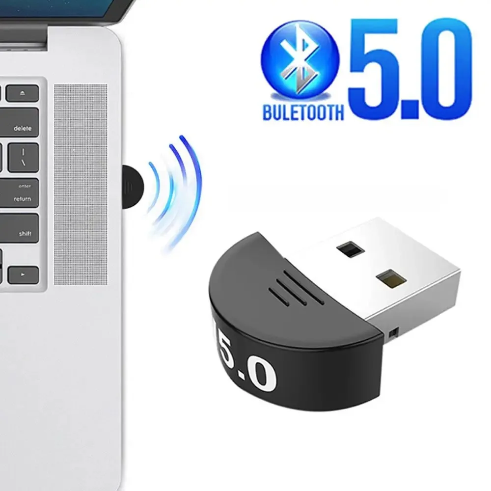 USB Bluetooth 5.0 Adapter Transmitter Receiver Bluetooth V5.0 Audio Bluetooth Dongle Wireless USB Adapter For PC Laptop Computer