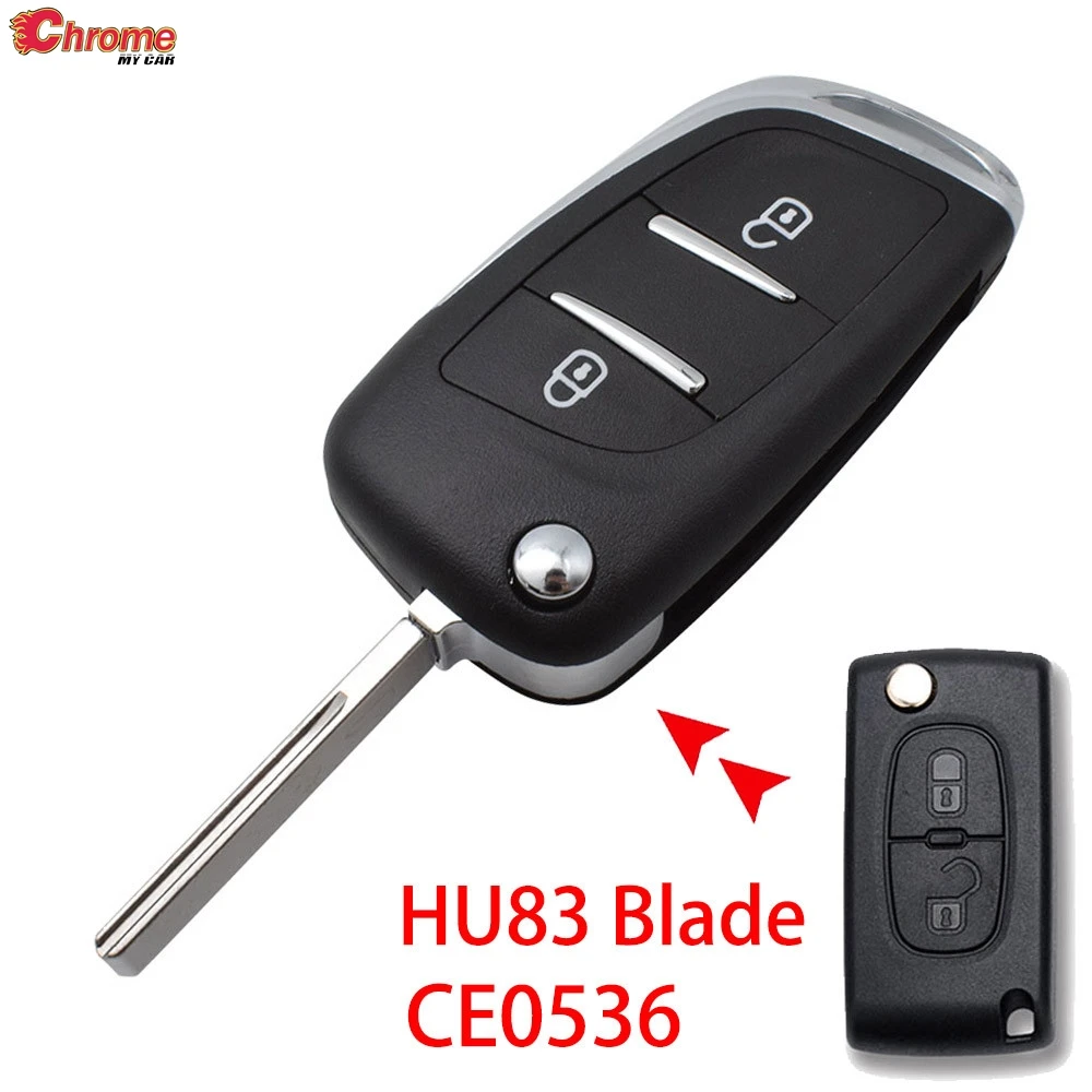 

2-кнопочный автомобильный пульт дистанционного управления, чехол для Citroen CCrosser C2 C3 C4 Aircross Dispatch C8 Peugeot 207 307 308 407 3008 807