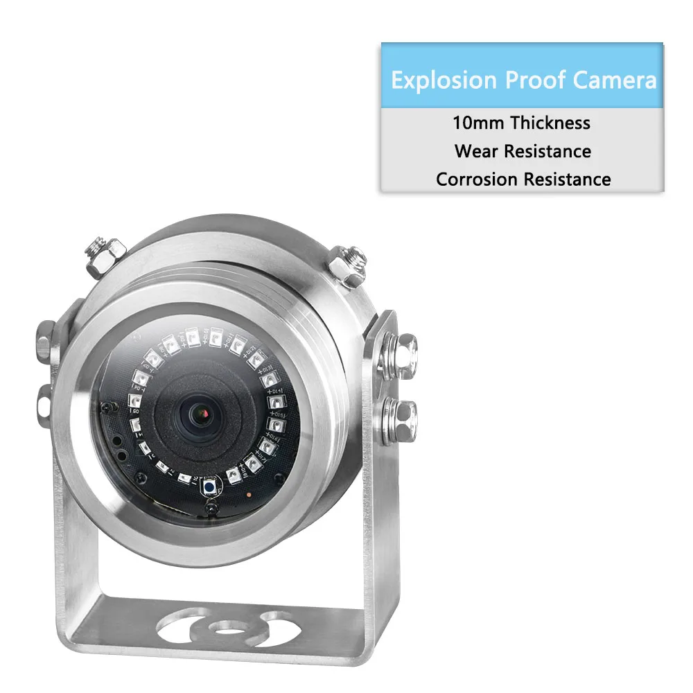 HJT، كاميرا IP مقاومة للانفجار، 5 ميجابكسل، POE، كاميرا أمنية، 304 من الفولاذ المقاوم للصدأ، مضادة للتآكل، مقاومة للماء، خارجية