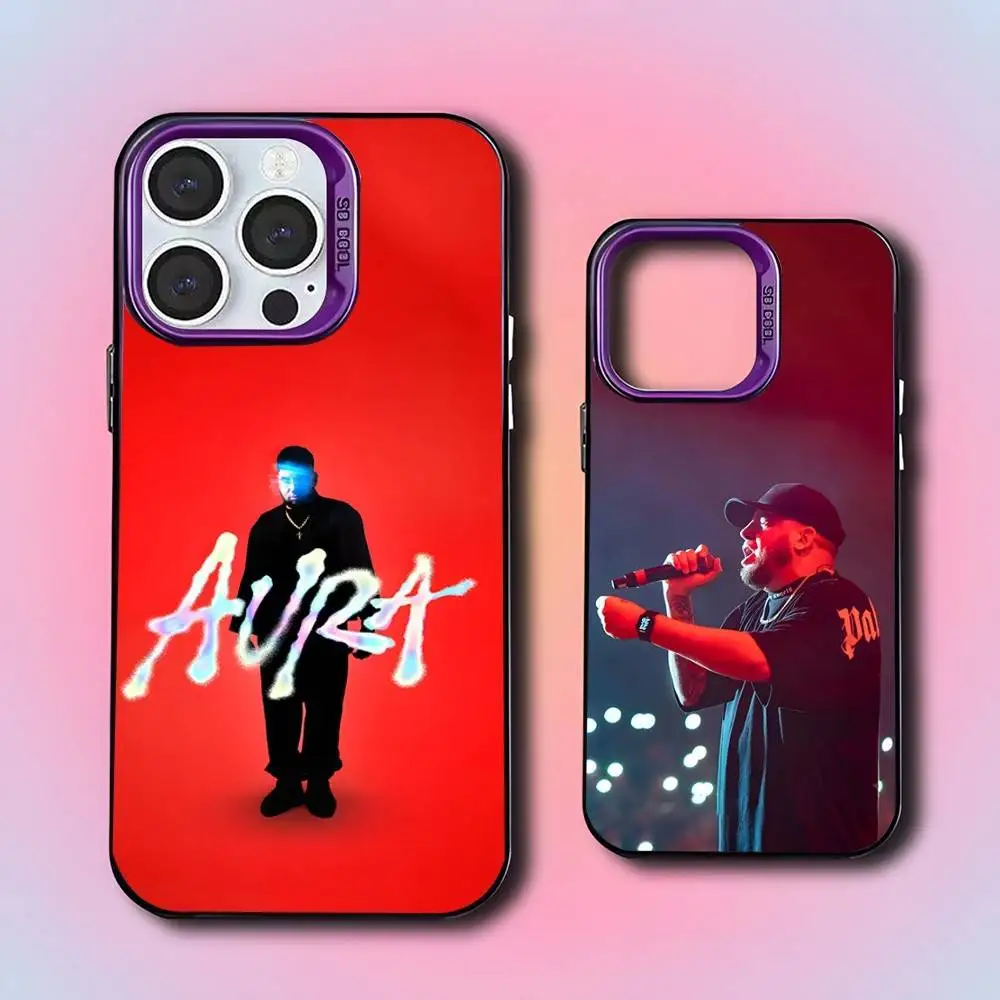 

Rapper Maka Aura 2025 Tour Purple Matte Shockproof CoverPhone Case For iPhone 17,16,15,14,13,12,11,Pro,XS,Max,Plus,Mini,SE4,E