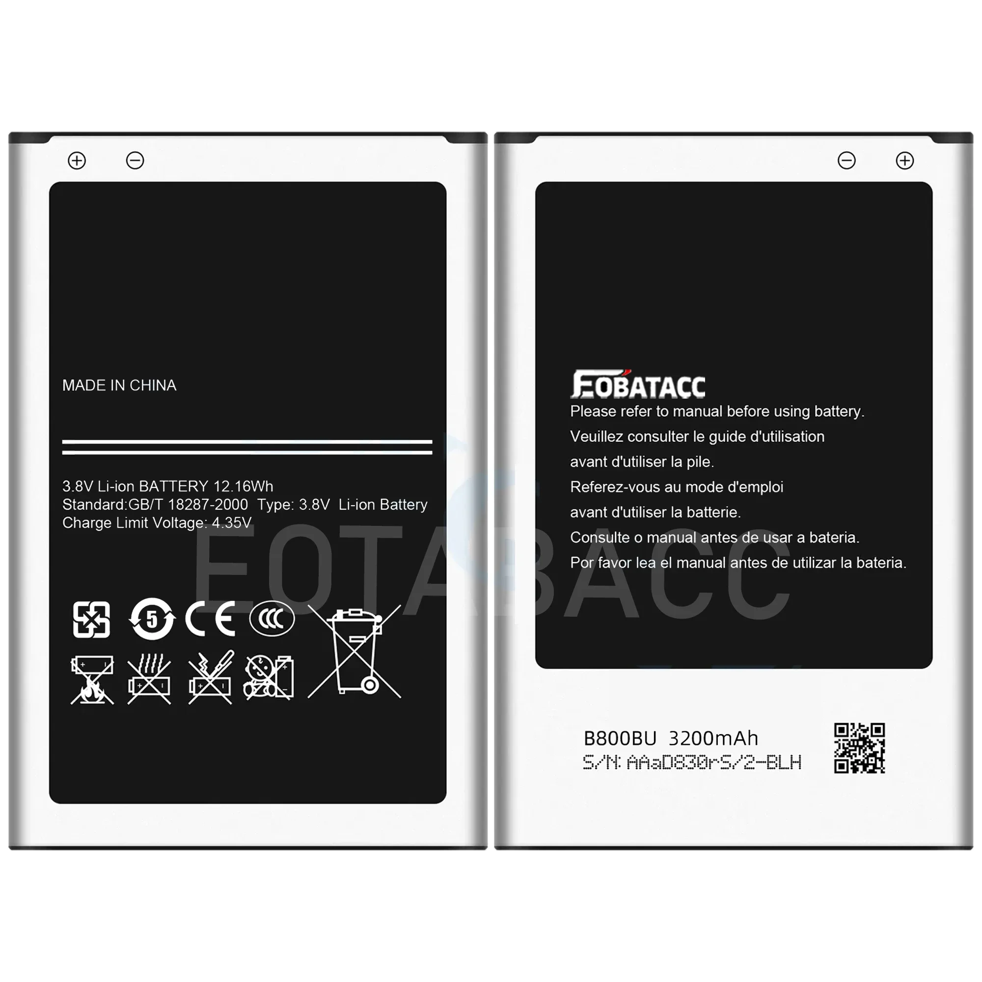 

2025 год, 2025 лет, новый аккумулятор B800BE B800BC B800BU для Samsung Galaxy Note 3 N900 N9002 N9005 N9006 N9008, сменный аккумулятор