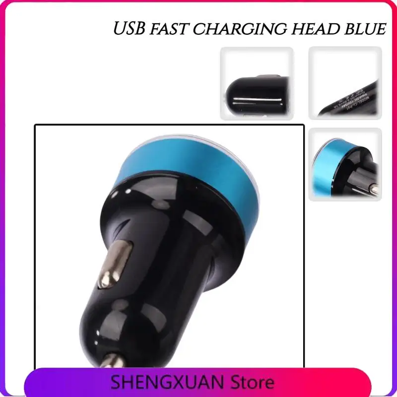 Car Charger Adapter: 2 USB Ports, Fast Charging, Digital Power Display & Convenient Start System