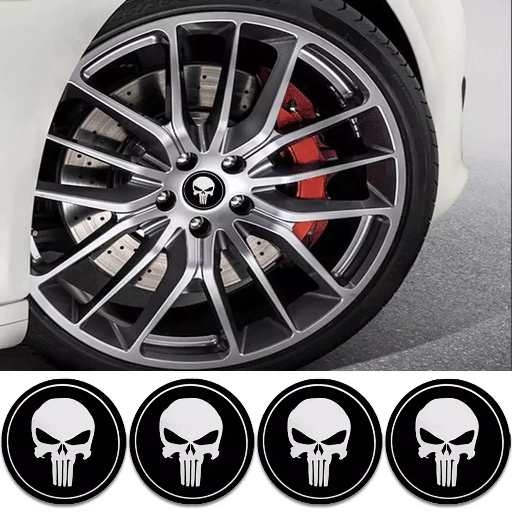 

Car Steering Wheel Hub Modification Accessories Tire Center Cover 3D Sticker 56mm Fashion Logo Car Hubcap Stickers