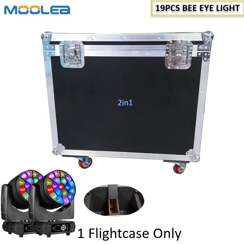 Only Flight Case For LED Bee Eye 19x40w Moving head light Bee eye Ring Clay Paky 19x15W zoom wash LED Stage Lights Flycase