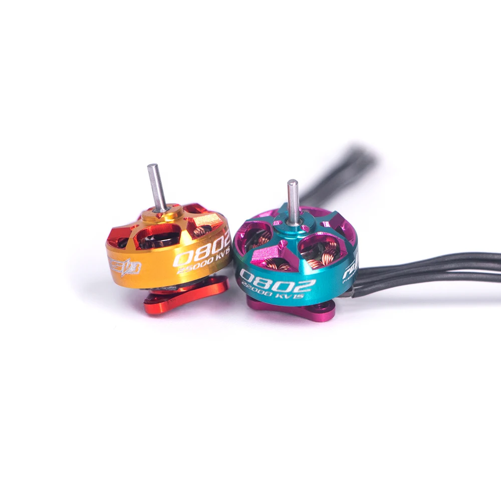 RCINPOWER GTS V3 0802 22000KV 25000KV 27000KV 1S Brushless Motor for FPV Freestyle 1.2-1.6inch Tinywhoop Cinewhoop Drones