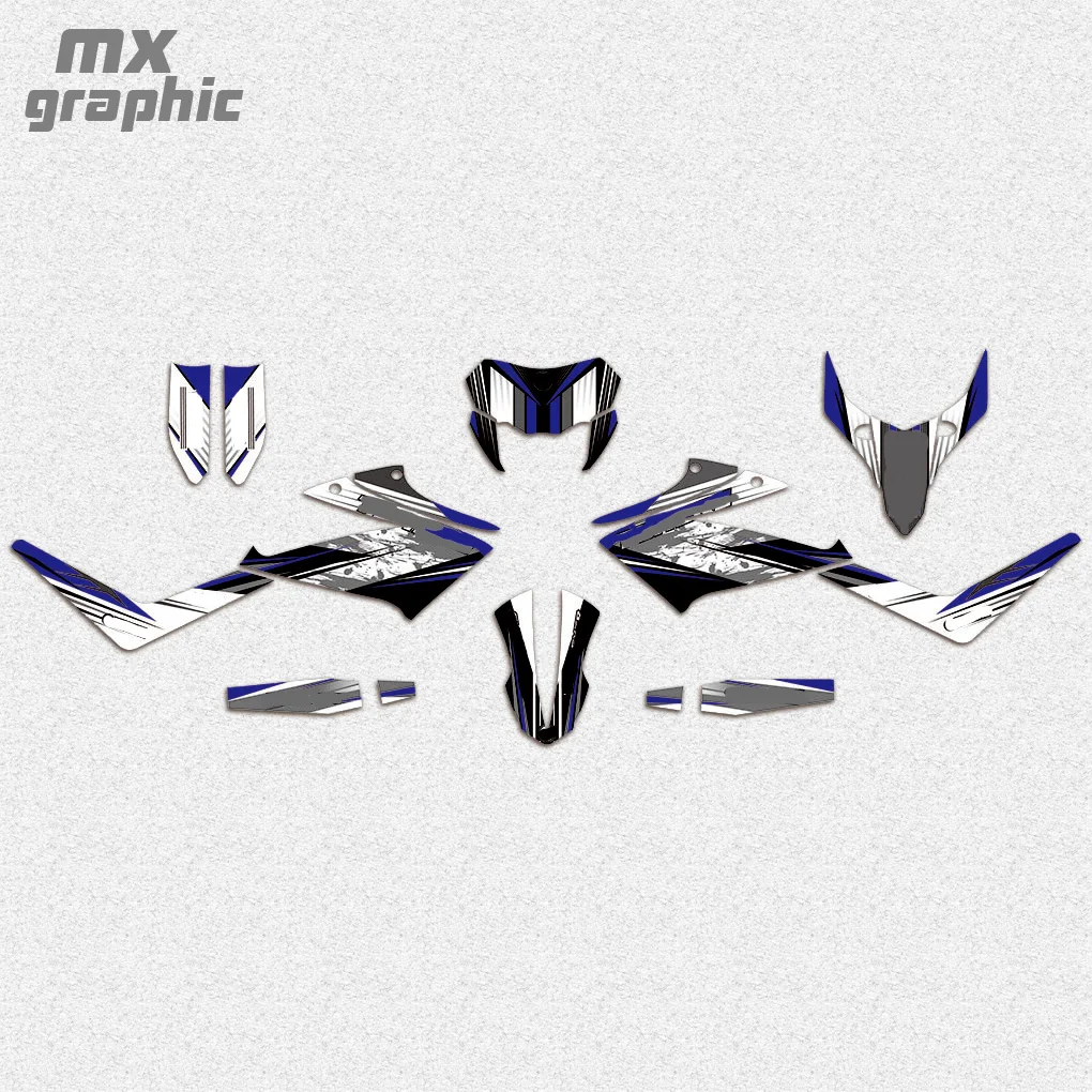 

Для Yamaha XT660X XTX 660 2008 2009 2010 2011 2012 2013 2014 2015 комплект графических наклеек