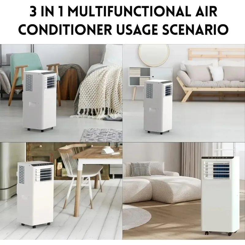 Haier 8500 Portable Air Conditioner 3-in-1 Function with LCD Control for Cooling Dehumidifying up to 350 Sq.ft.