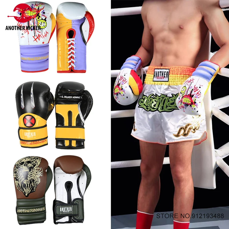 

Boxing Gloves for Men Women PU Karate Muay Thai Glove Guantes De Boxeo Taekwondo Free Fight MMA Sanda Punch Training Equipment