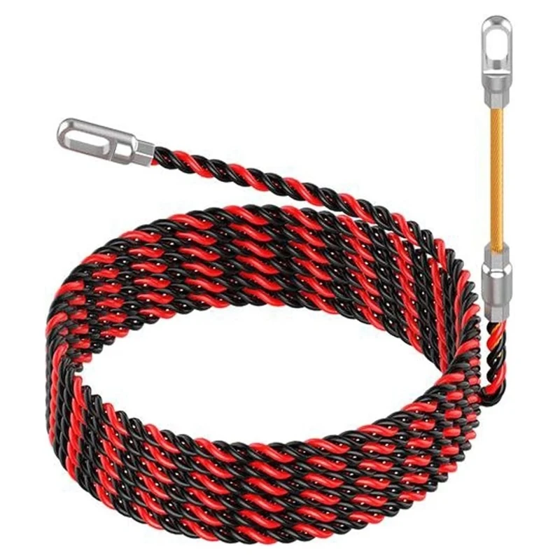 100ft Electrical Fish Tape Cable Puller,Ffor Electricians,Electrical Cable Pulling Fish Tape,Through Wall Conduit Wiring