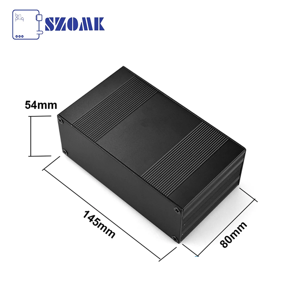 4Pcs/lot aluminum box enclosures junction box diy enclosures aluminum extrusion housing 54*145*80mm