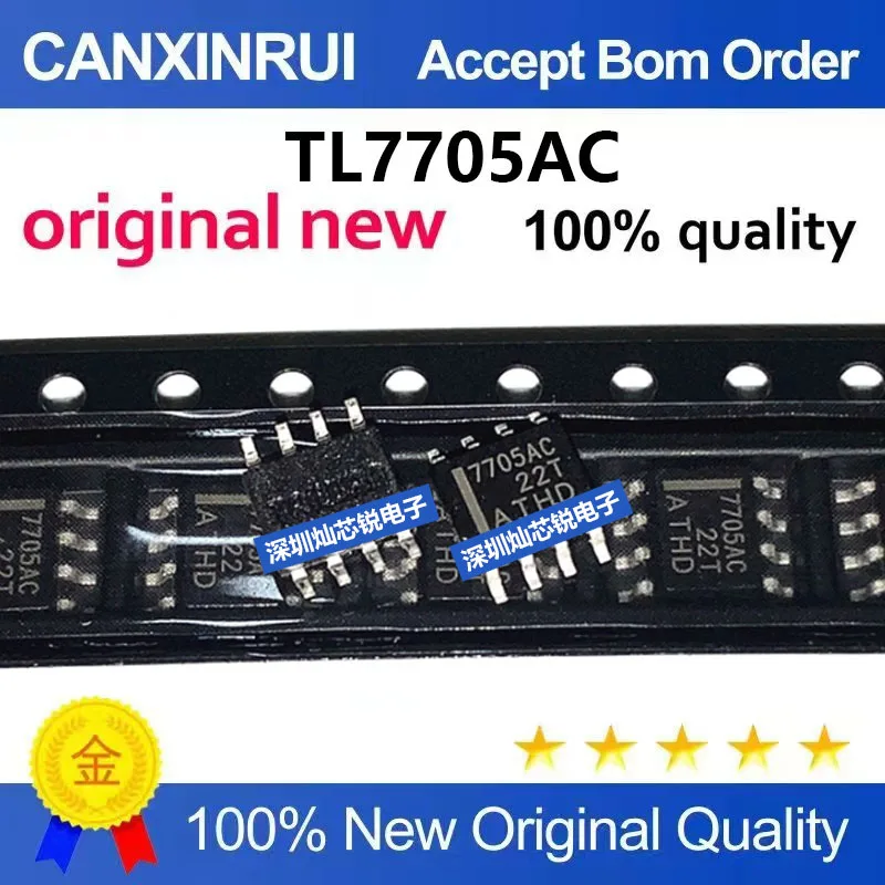 (5-100pieces)Brand new original TL7705ACDR 7705AC SMD SOP8 supervisory reset and power management chip