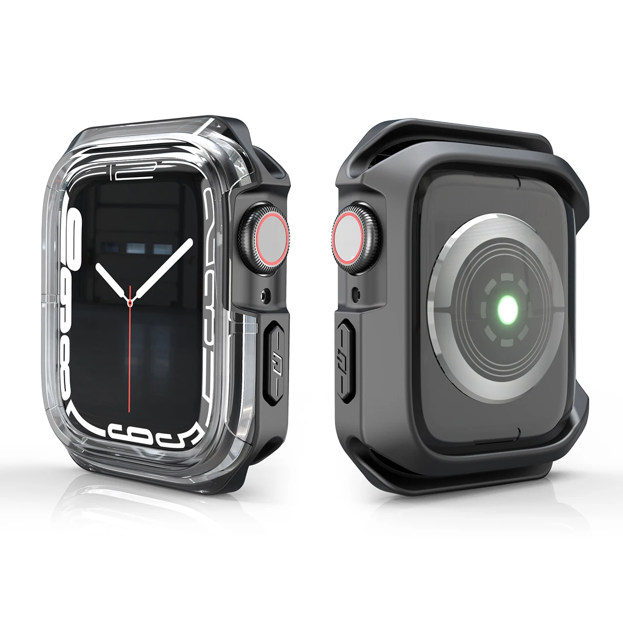 Durable Carbon Fiber Hollow Case for Apple Watch Cover 49mm 46 42 45 41 40 44mm PC No Screen Protector iWatch 11 10 9 8 7 6 5 4