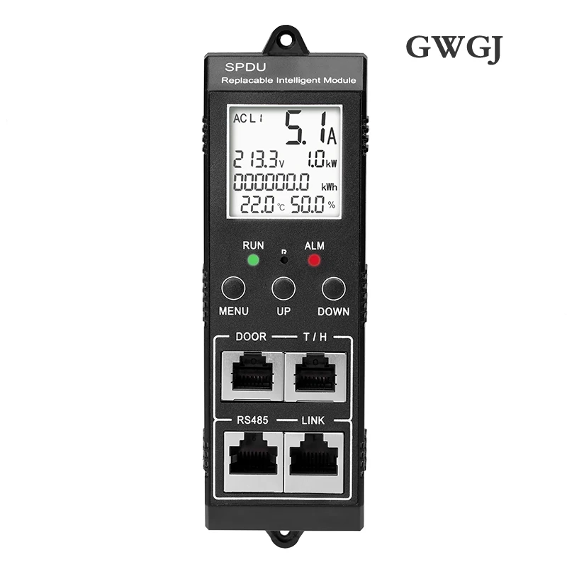 1.5U Intelligent Monitoring Type PDU Power Socket 12-bit C13 Socket 16A Input Vertical Installation 485Modbus-RTU Protocol Casca