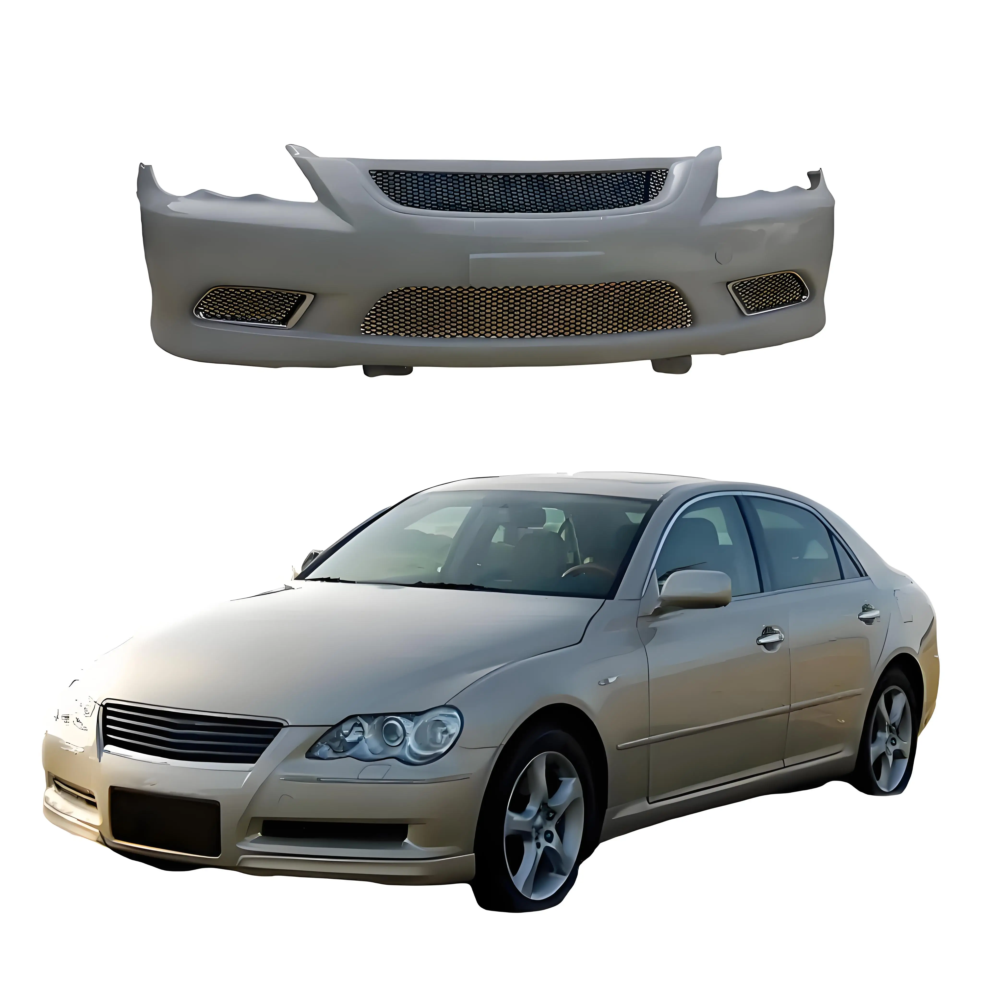 

Комплект кузова для Toyota Reiz Mark X 2005 2006 2007 2008 2009, запчасти для вторичного рынка из полипропилена включает в себя передний бампер автомобиля