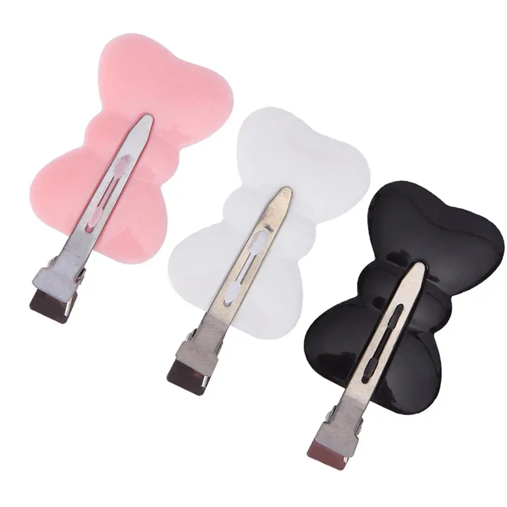 3Pcs Duckbill Hair Sectioning Clips Salon Hairdressing Clamps Styling Tools