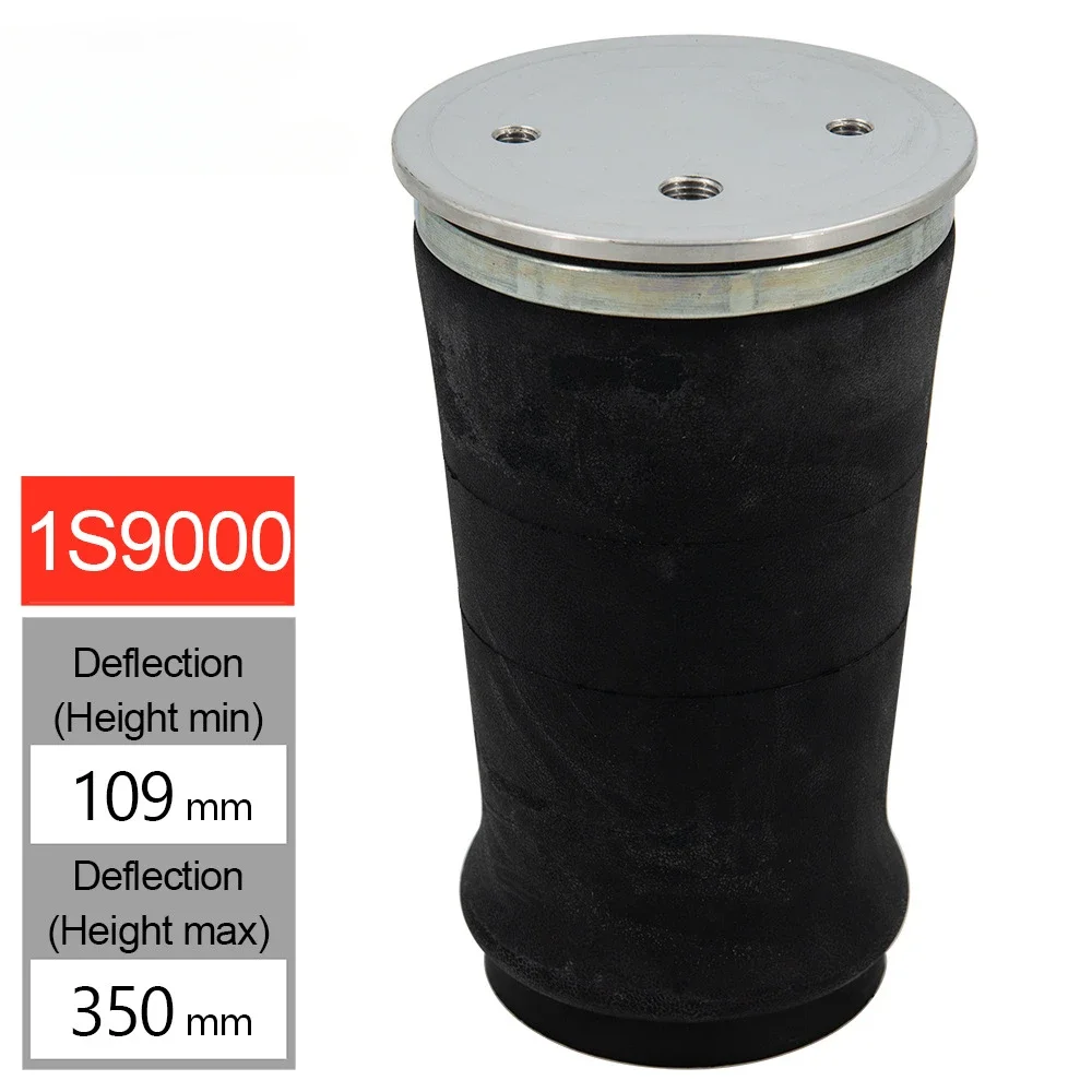 Automobile modification 120.5mm automotive suspension 1/4NPT single layer drum type shock absorber rubber airbag 1S9000